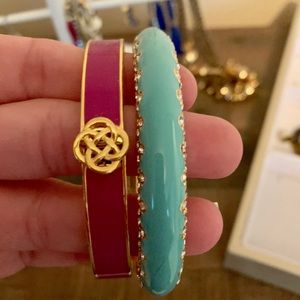 2 Stella and Dot hinged bangles